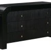 TOV Furniture Hump 6 Drawer Black Dresser