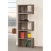 Coaster Home Furnishings Coaster Semi Backless Bookcase In Dark Gray