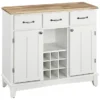 Homestyles Buffet Of Buffets Wood Buffet In Off White
