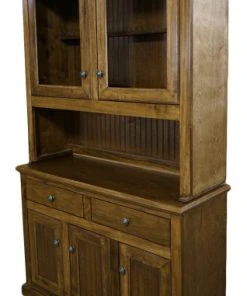 Eagle Furniture 48" Coastal Dining Buffet, Havana Gold, With Hutch