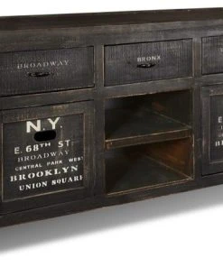 Crafters And Weavers City Solid Wood Storage Cabinet